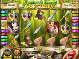 Sherwood Forest Fortunes jeux sur Slot Machine Sous